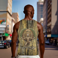 Heh and Hauhet Egyptian Men Tank Top Timeless Gods Design Infinity Serpent and Divine Balance Ancient