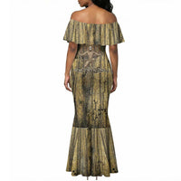 Heh and Hauhet Egyptian Mermaid Dress Timeless Gods Design Infinity Serpent and Divine Balance Ancient
