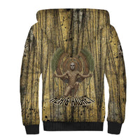 Heh and Hauhet Egyptian Sherpa Hoodie Timeless Gods Design Infinity Serpent and Divine Balance Ancient