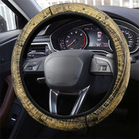 Heh and Hauhet Egyptian Steering Wheel Cover Timeless Gods Design Infinity Serpent and Divine Balance Ancient