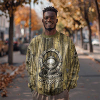 Heh and Hauhet Egyptian Sweatshirt Timeless Gods Design Infinity Serpent and Divine Balance Ancient