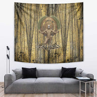 Heh and Hauhet Egyptian Tapestry Timeless Gods Design Infinity Serpent and Divine Balance Ancient
