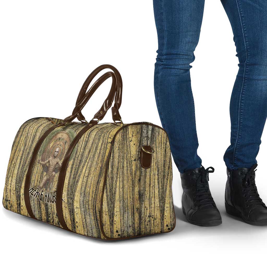 Heh and Hauhet Egyptian Travel Bag Timeless Gods Design Infinity Serpent and Divine Balance Ancient