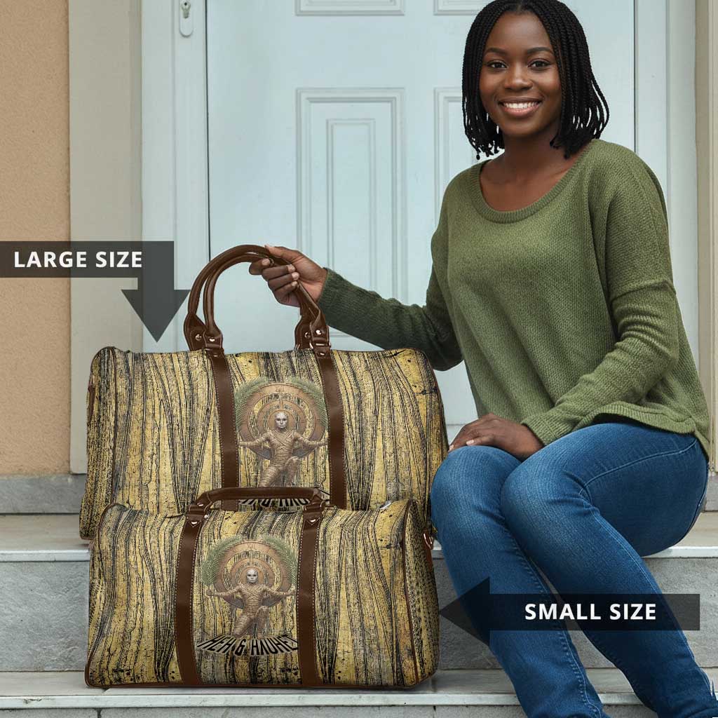 Heh and Hauhet Egyptian Travel Bag Timeless Gods Design Infinity Serpent and Divine Balance Ancient