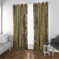 Heh and Hauhet Egyptian Window Curtain Timeless Gods Design Infinity Serpent and Divine Balance Ancient