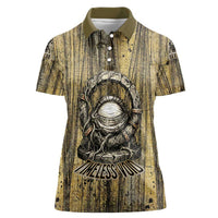 Heh and Hauhet Egyptian Women Polo Shirt Timeless Gods Design Infinity Serpent and Divine Balance Ancient