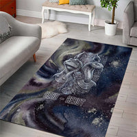 Egyptian Heh and Hauhet Area Rug Serpent Duo Design Cosmic Infinity and Eternal Balance Motif