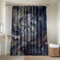 Egyptian Heh and Hauhet Bathroom Set Serpent Duo Design Cosmic Infinity and Eternal Balance Motif