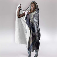 Egyptian Heh and Hauhet Hooded Blanket Serpent Duo Design Cosmic Infinity and Eternal Balance Motif