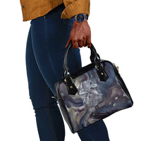 Egyptian Heh and Hauhet Shoulder Handbag Serpent Duo Design Cosmic Infinity and Eternal Balance Motif