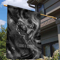 Kek and Kauket Egyptian Garden Flag Primordial Darkness Design Cosmic Frogs and Serpents