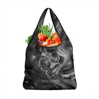 Kek and Kauket Egyptian Grocery Bag Primordial Darkness Design Cosmic Frogs and Serpents