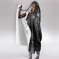 Kek and Kauket Egyptian Hooded Blanket Primordial Darkness Design Cosmic Frogs and Serpents