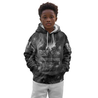 Kek and Kauket Egyptian Kid Hoodie Primordial Darkness Design Cosmic Frogs and Serpents