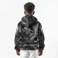 Kek and Kauket Egyptian Kid Hoodie Primordial Darkness Design Cosmic Frogs and Serpents