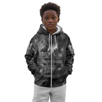 Kek and Kauket Egyptian Kid Hoodie Primordial Darkness Design Cosmic Frogs and Serpents