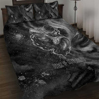 Kek and Kauket Egyptian Quilt Bed Set Primordial Darkness Design Cosmic Frogs and Serpents