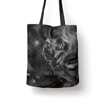 Kek and Kauket Egyptian Tote Bag Primordial Darkness Design Cosmic Frogs and Serpents