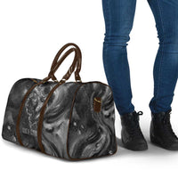 Kek and Kauket Egyptian Travel Bag Primordial Darkness Design Cosmic Frogs and Serpents