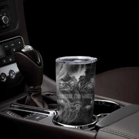 Kek and Kauket Egyptian Tumbler Cup Primordial Darkness Design Cosmic Frogs and Serpents