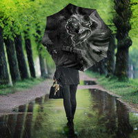 Kek and Kauket Egyptian Umbrella Primordial Darkness Design Cosmic Frogs and Serpents