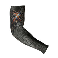 Egypt Kek and Kauket Arm Sleeves Ancient Void Theme with Frog and Serpent Duality