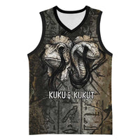 Egypt Kek and Kauket Basketball Jersey Ancient Void Theme with Frog and Serpent Duality