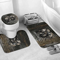 Egypt Kek and Kauket Bathroom Set Ancient Void Theme with Frog and Serpent Duality
