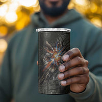 Egypt Kek and Kauket 4 in 1 Can Cooler Tumbler Ancient Void Theme with Frog and Serpent Duality