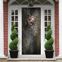 Egypt Kek and Kauket Door Cover Ancient Void Theme with Frog and Serpent Duality