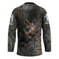 Egypt Kek and Kauket Hockey Jersey Ancient Void Theme with Frog and Serpent Duality