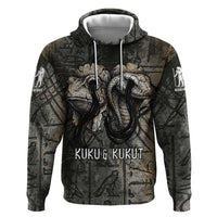 Egypt Kek and Kauket Hoodie Ancient Void Theme with Frog and Serpent Duality