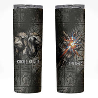 Egypt Kek and Kauket Skinny Tumbler Ancient Void Theme with Frog and Serpent Duality