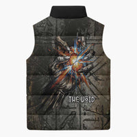 Egypt Kek and Kauket Sleeveless Puffer Jacket Ancient Void Theme with Frog and Serpent Duality