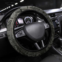 Egypt Kek and Kauket Steering Wheel Cover Ancient Void Theme with Frog and Serpent Duality