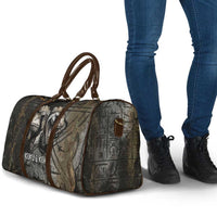 Egypt Kek and Kauket Travel Bag Ancient Void Theme with Frog and Serpent Duality