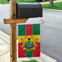 Ghana Flag Garden Flag with Coat of Arms Design
