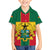 Ghana Flag Hawaiian Shirt with Coat of Arms Design