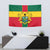 Ghana Flag Tapestry with Coat of Arms Design