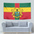 Ghana Flag Tapestry with Coat of Arms Design