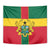 Ghana Flag Tapestry with Coat of Arms Design
