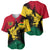 Ghana Flag Baseball Jersey with Coat of Arms Design TS04