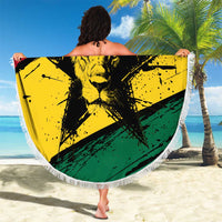 Ghana Flag Beach Blanket with Coat of Arms Design TS04