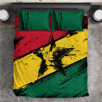 Ghana Flag Bedding Set with Coat of Arms Design TS04