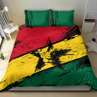Ghana Flag Bedding Set with Coat of Arms Design TS04