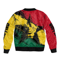 Ghana Flag Bomber Jacket with Coat of Arms Design TS04
