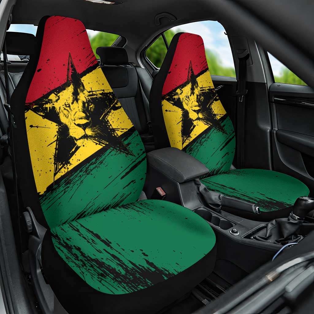 Ghana Flag Car Seat Cover with Coat of Arms Design TS04