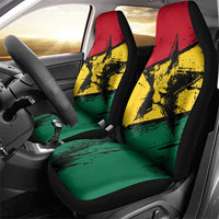 Ghana Flag Car Seat Cover with Coat of Arms Design TS04