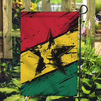 Ghana Flag Garden Flag with Coat of Arms Design TS04