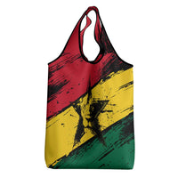 Ghana Flag Grocery Bag with Coat of Arms Design TS04